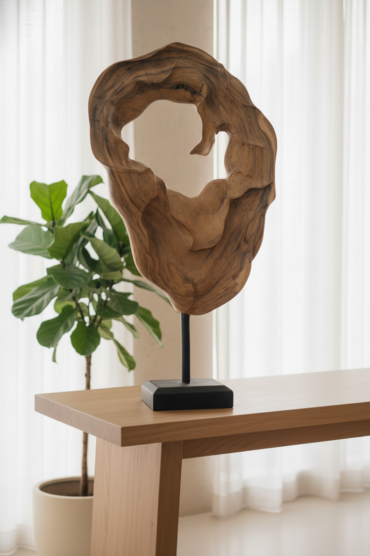 Nature’s Textured Harmony - Style 4 | Wooden Home Decor