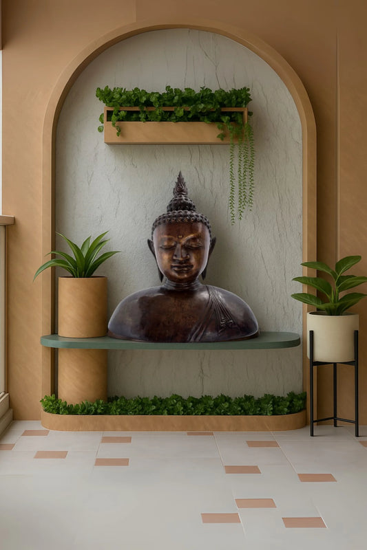 Antique Bronze Hand Carved Buddha