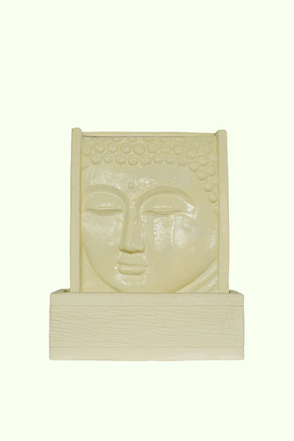 Cascading Waterfall with Buddha Face – Medium