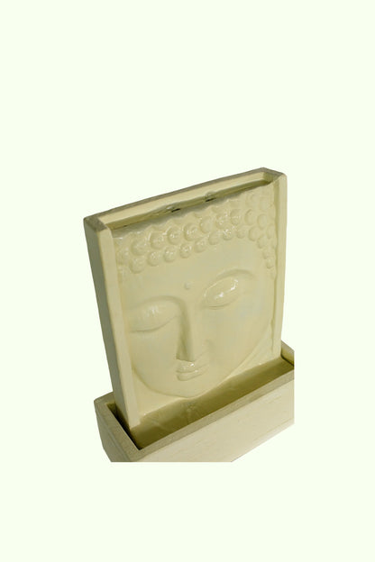 Cascading Waterfall with Buddha Face – Medium