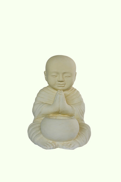 Praying Young Monk with Bowl