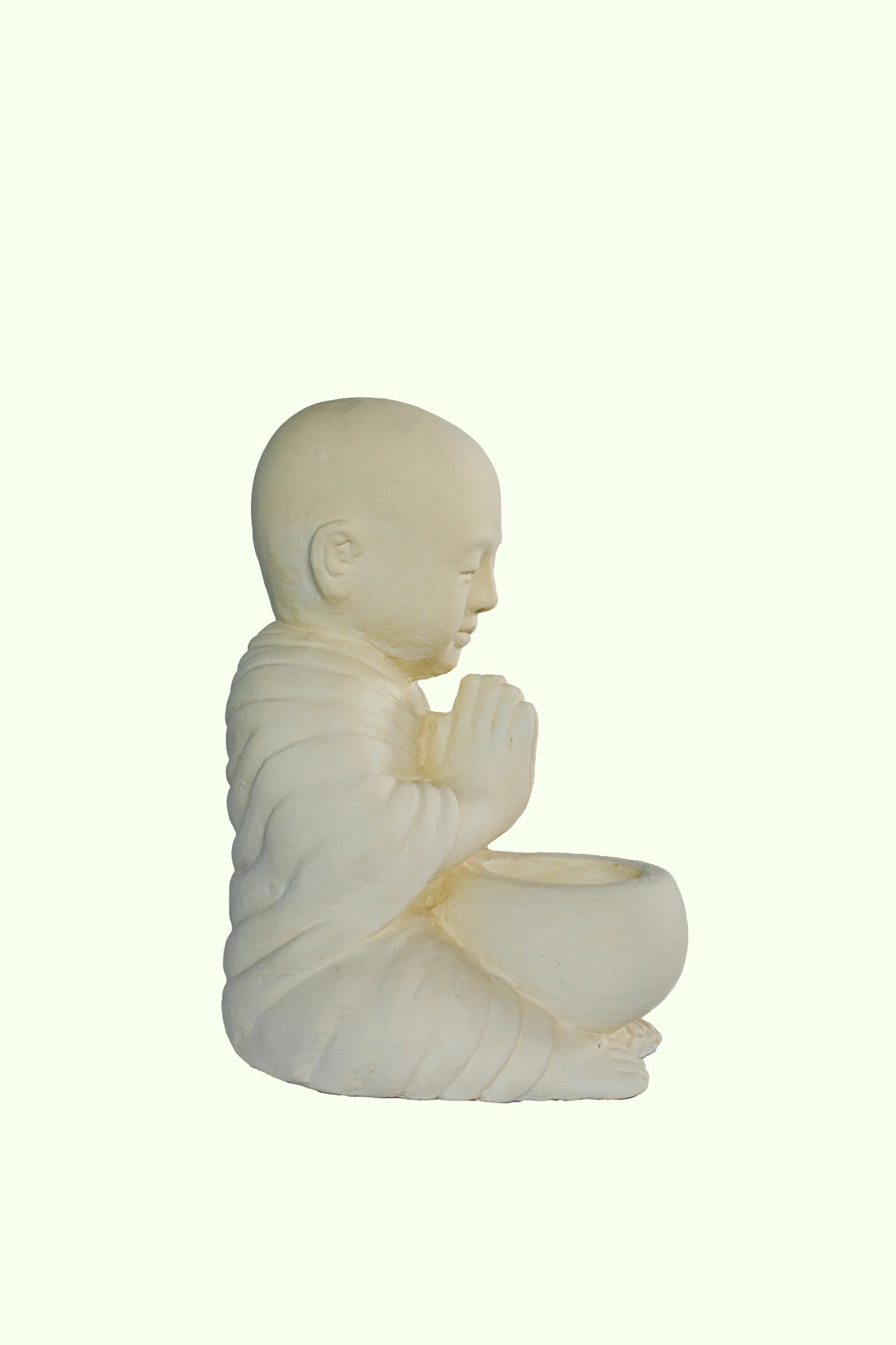 Praying Young Monk with Bowl