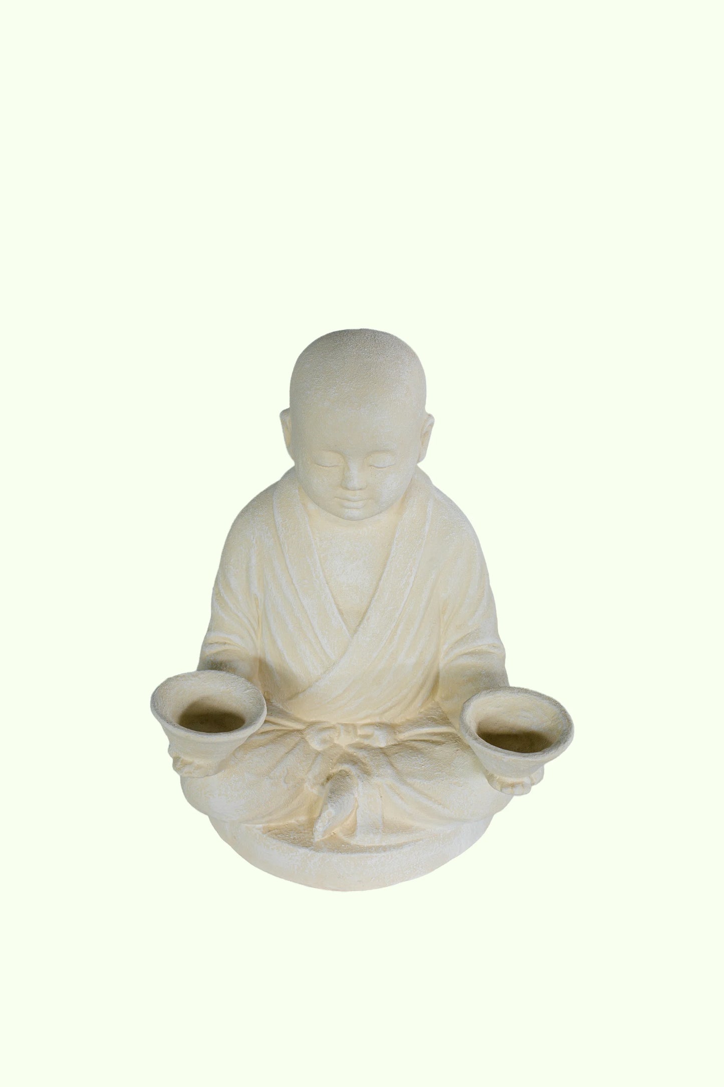 Monk Double Candle Bowl