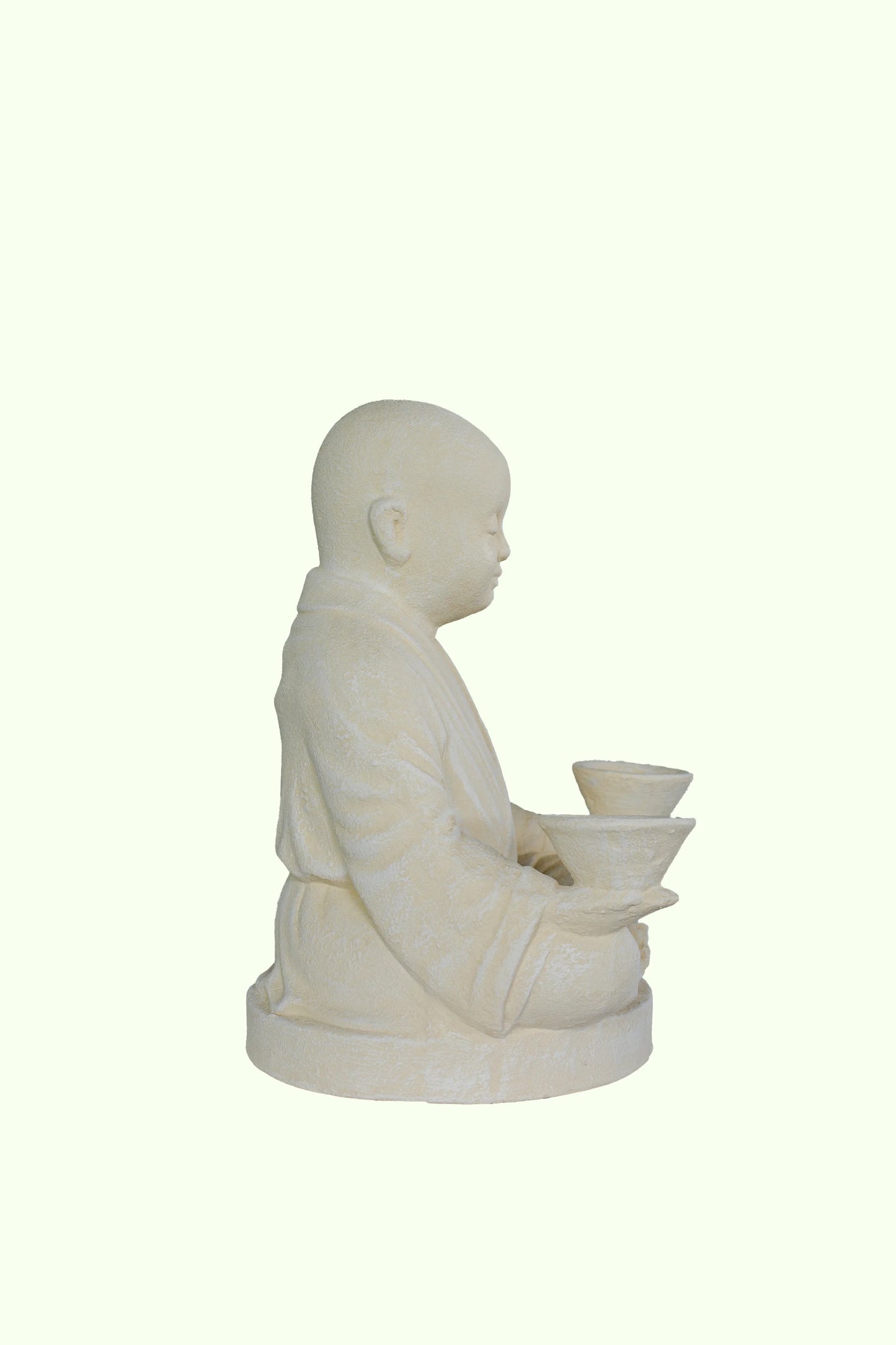 Monk Double Candle Bowl