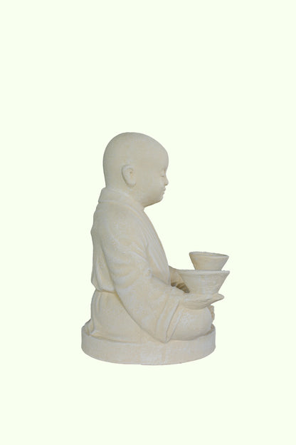Monk Double Candle Bowl