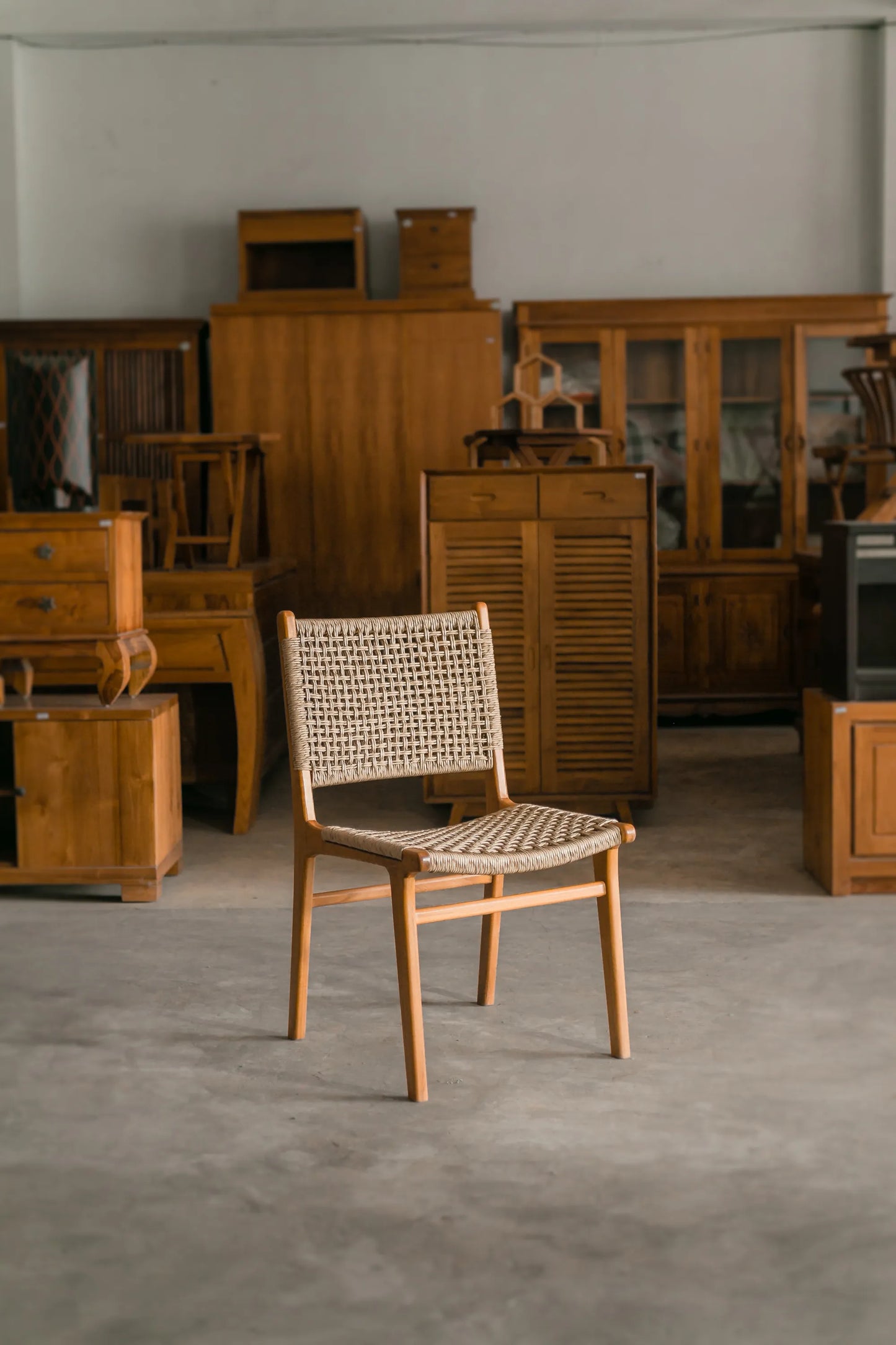 Rattan Teak Wood Dining Chair Teak Wood Furnitures Decorcorner