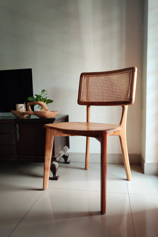 Retro Teak Chair Without Arms