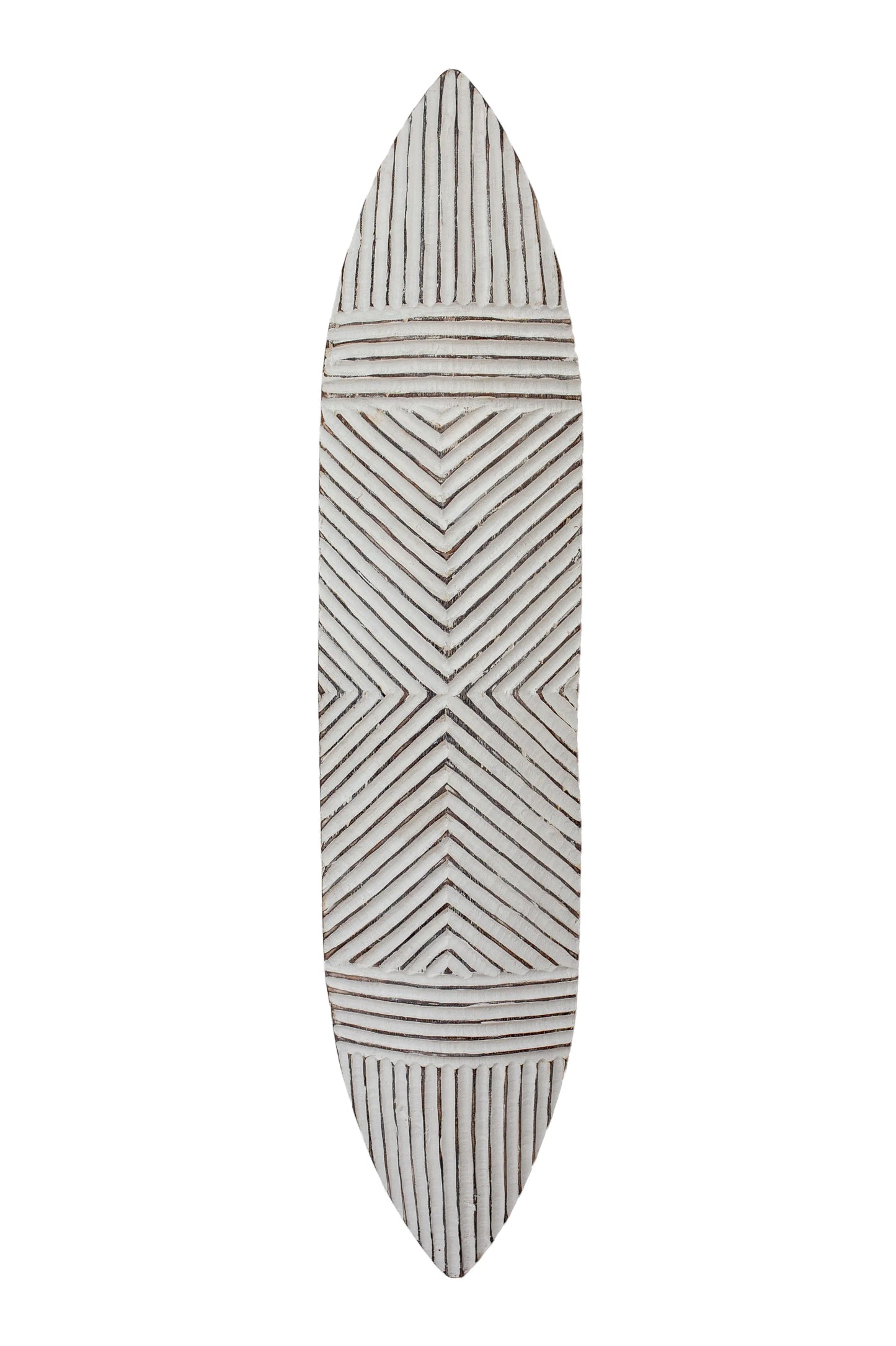 Tribal Hand Carved Surfboard - Style 02
