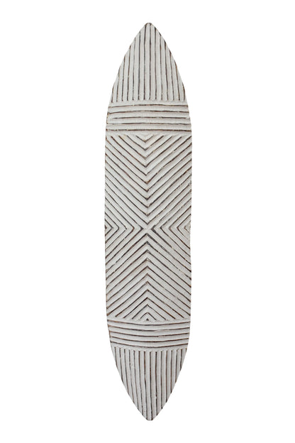 Tribal Hand Carved Surfboard - Style 02