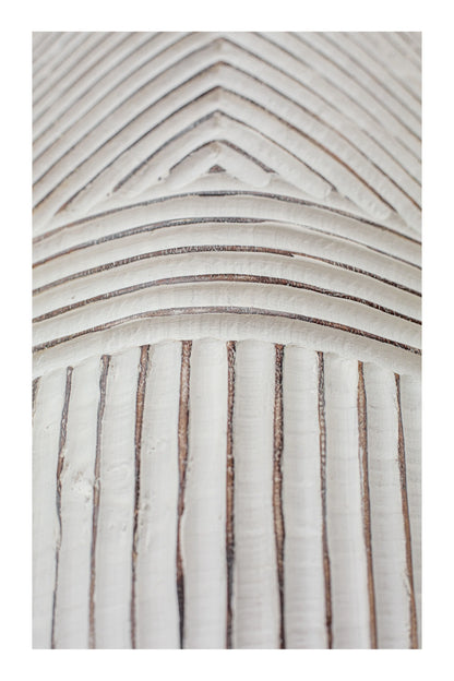 Tribal Hand Carved Surfboard - Style 02