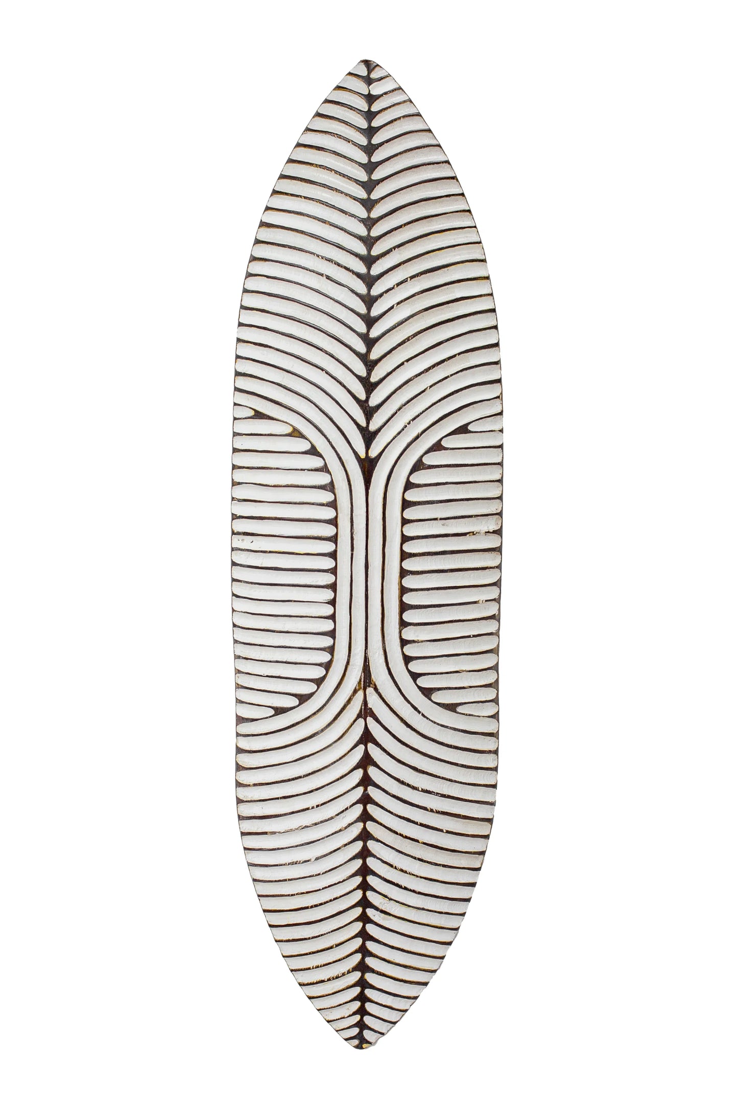 Tribal Hand Carved Surfboard - Style 03