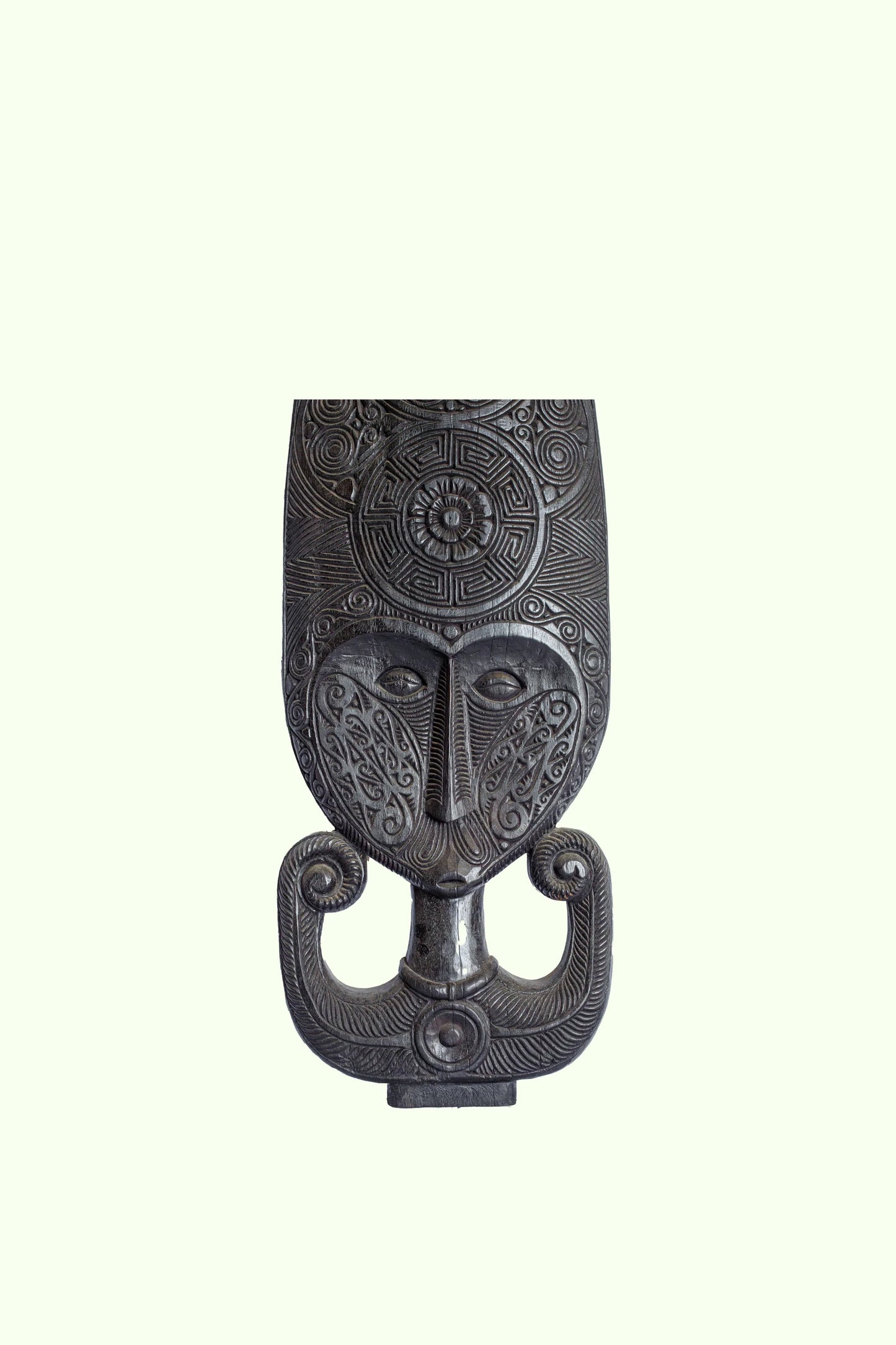 Antique Timor Warrior King Statue
