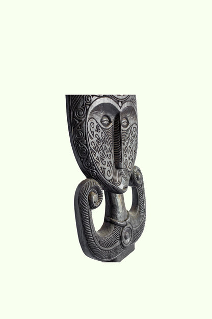 Antique Timor Warrior King Statue