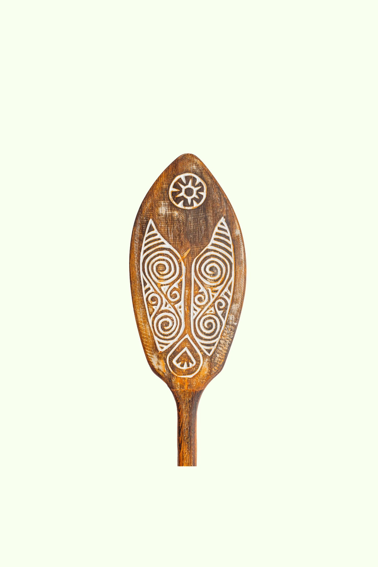 Timor Tribal Hand Carved Antique Oar - Style 13
