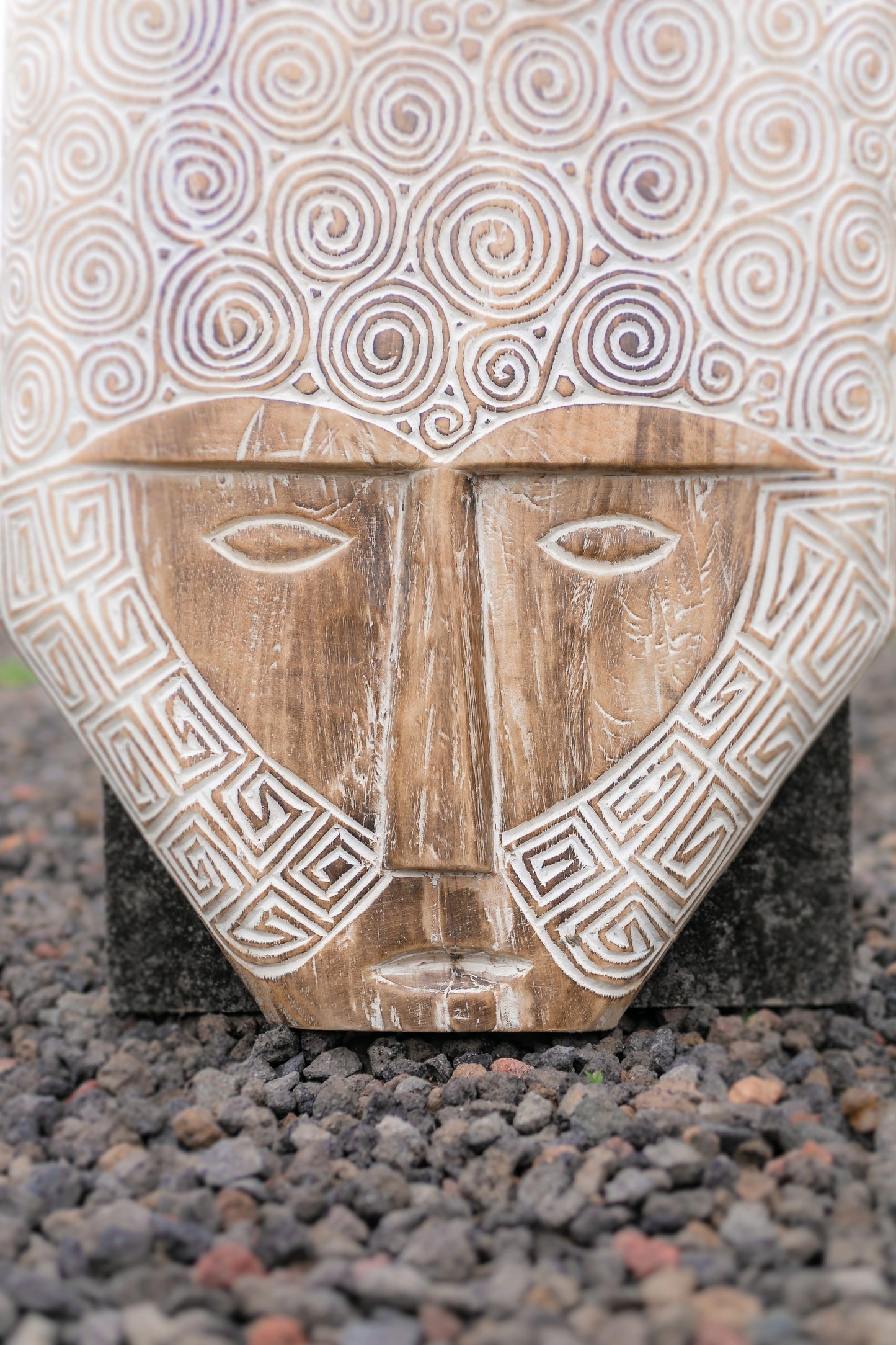 Timor Tribal Hand Carved Commander Mask