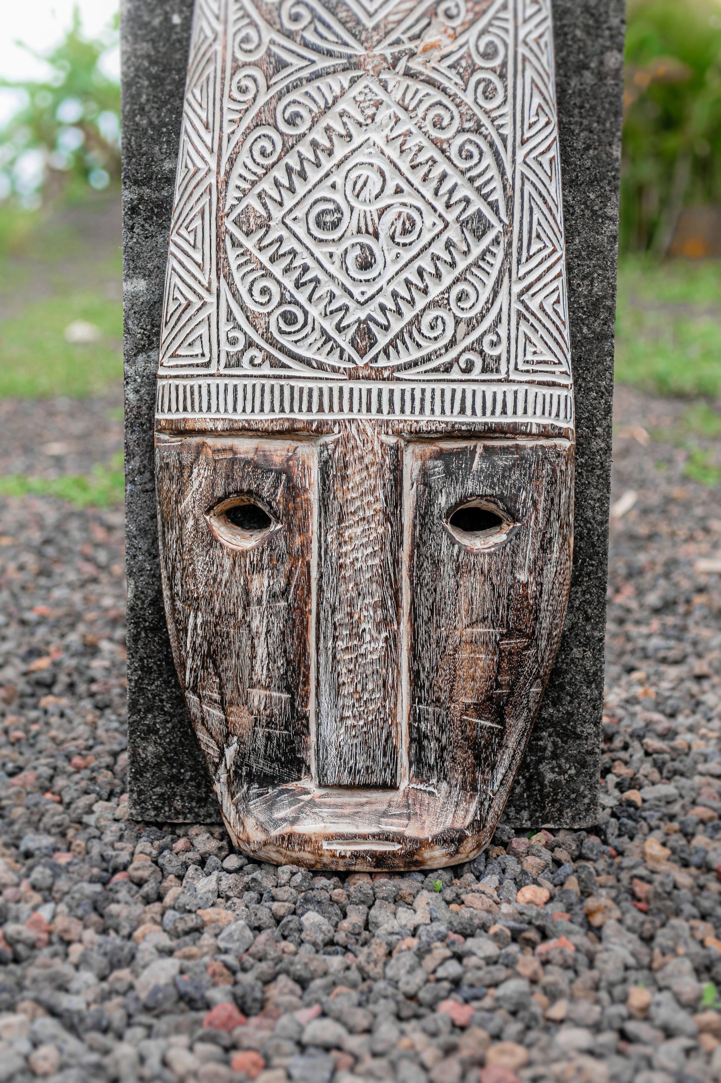 Timor Tribal Hand Carved 'First Maid' Mask