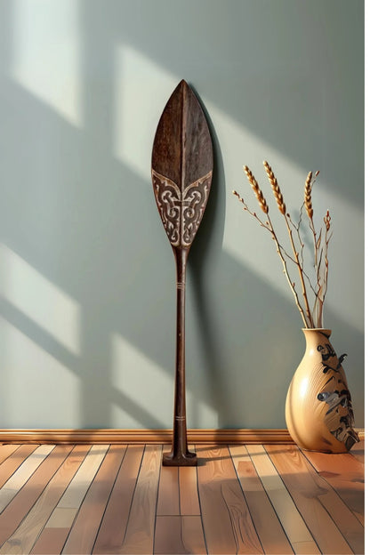 Timor Tribal Hand Carved Antique Oar - Style 15