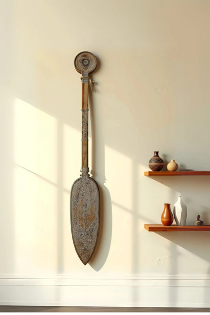Timor Tribal Hand Carved Antique Oar - Style 5