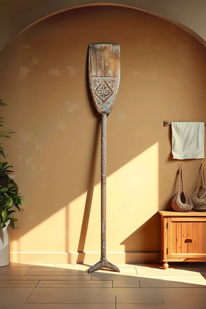 Timor Tribal Hand Carved Antique Oar - Style 8