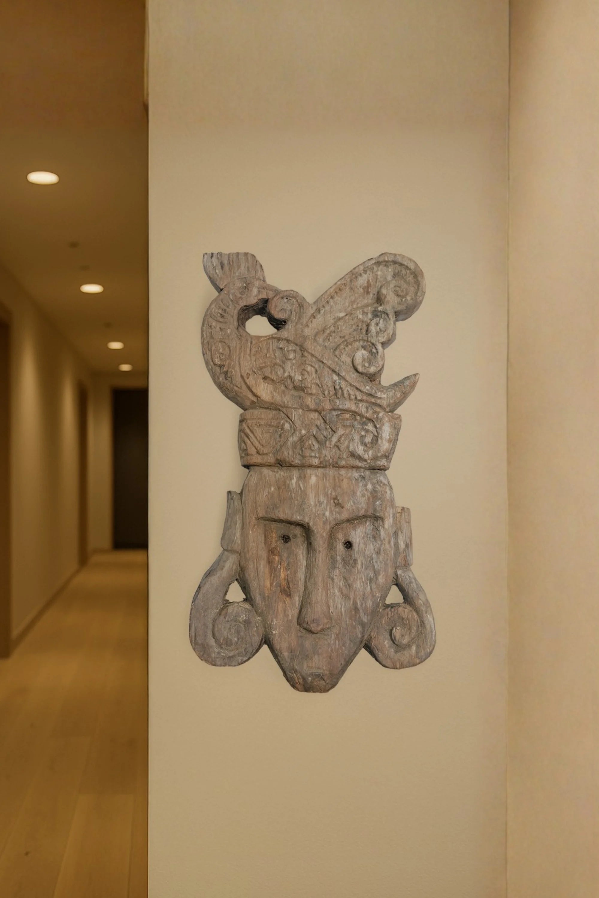 Toraja Kingdom Court Jester Mask | Wooden Home Decor – Decorcorner