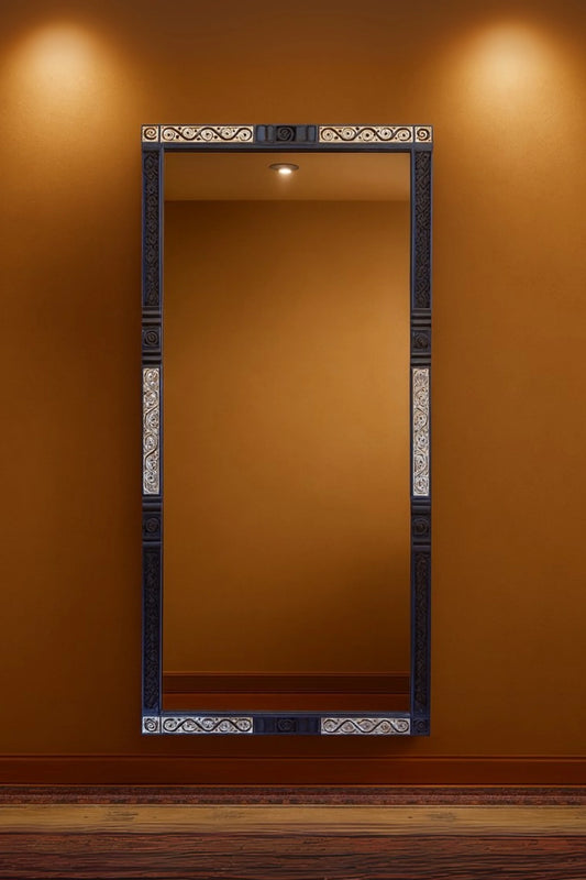 Tribal Hand Carved Wooden Mirror Frame Or Entrance Door Frame - Style 4