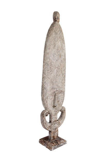 Timor Warlord Hand Carved Statue