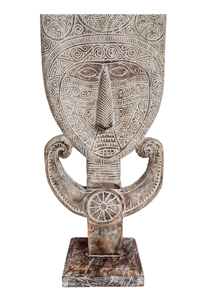 Timor Warlord Hand Carved Statue