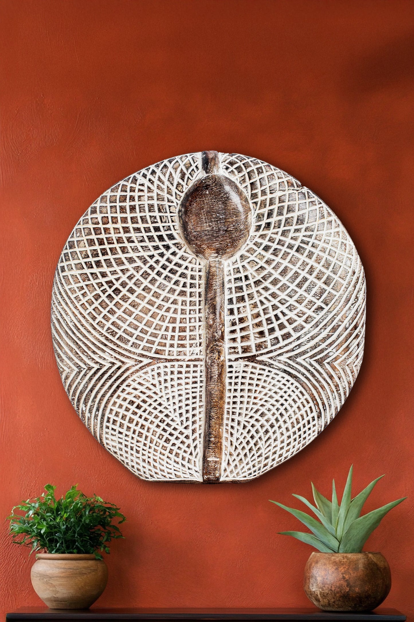 Timor King's Royal Symbol - Natural Wood - Style 05
