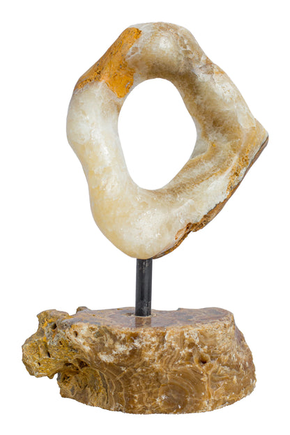 Onyx Protective Ring - Natural Stone - Small