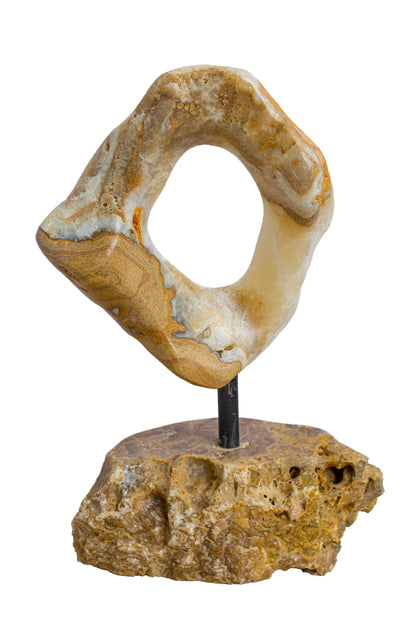 Onyx Protective Ring - Natural Stone - Small