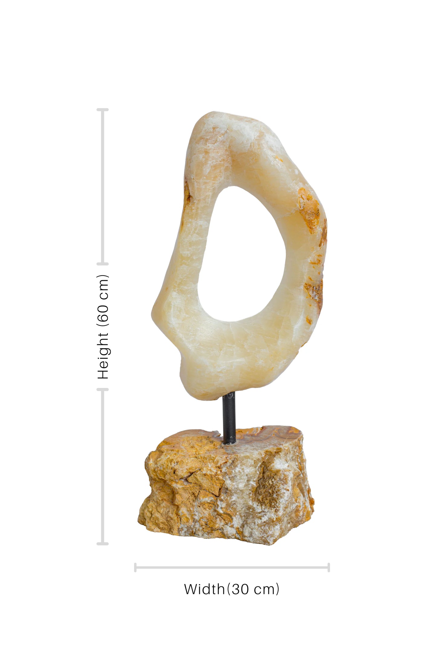Onyx Protective Ring - Natural Stone - Medium