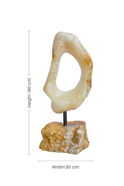 Onyx Protective Ring - Natural Stone - Medium