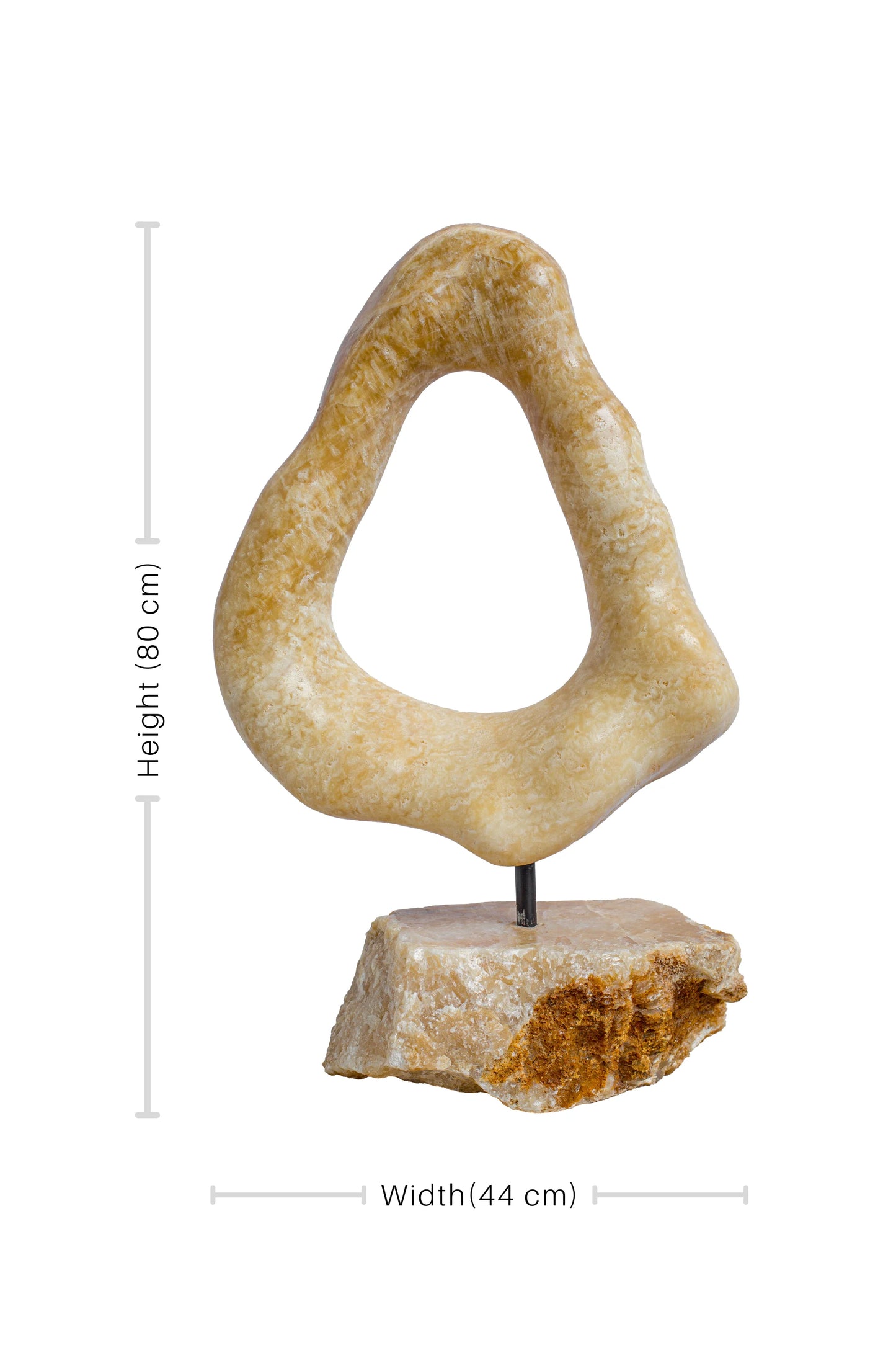 Onyx Protective Ring - Natural Stone - Large