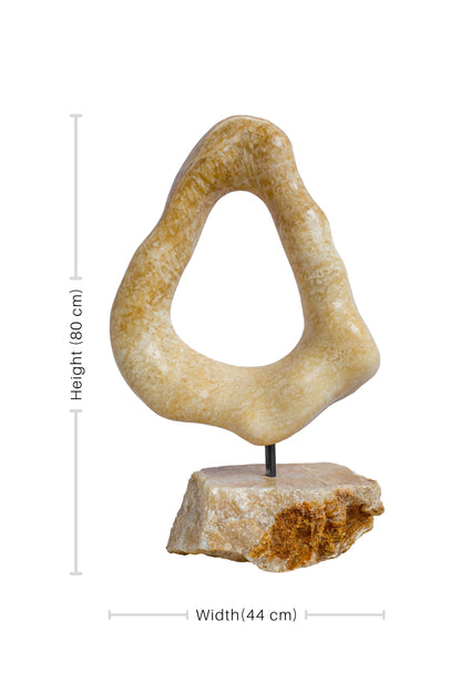 Onyx Protective Ring - Natural Stone - Large