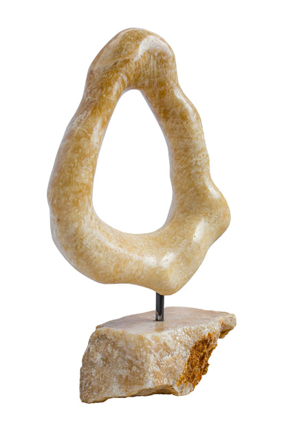 Onyx Protective Ring - Natural Stone - Large