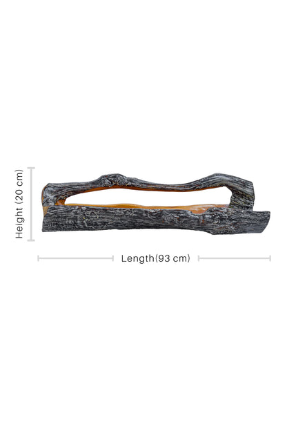 Teak Root Wooden Bowl with Handle - Style 04