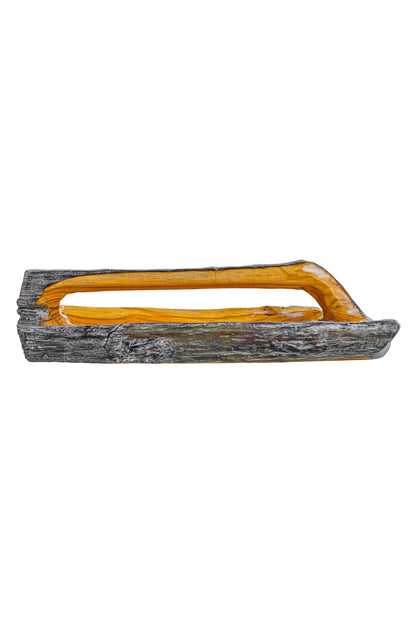 Teak Root Wooden Bowl with Handle - Style 05