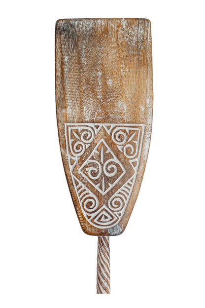 Timor Tribal Hand Carved Antique Oar - Style 8