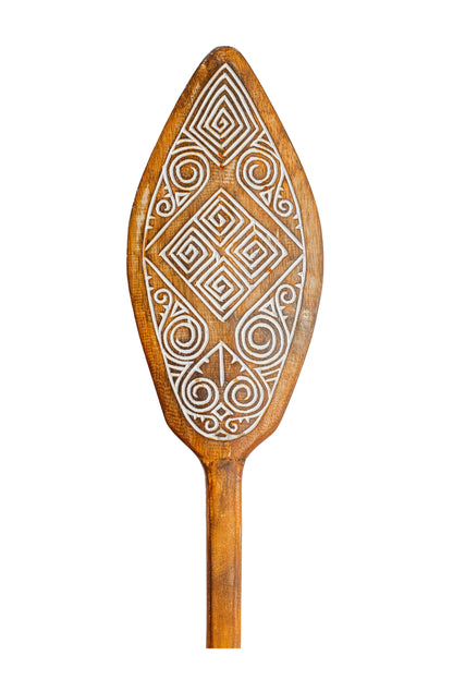 Timor Tribal Hand Carved Antique Oar - Style 14