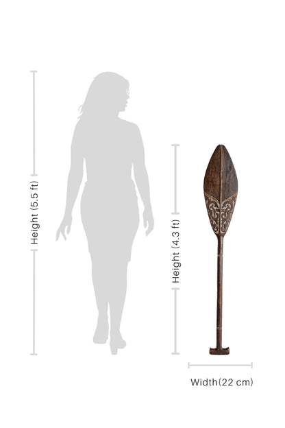 Timor Tribal Hand Carved Antique Oar - Style 15