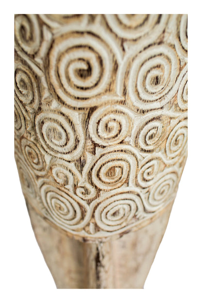 Timor King's First Confidante - Natural Wood - Style 06