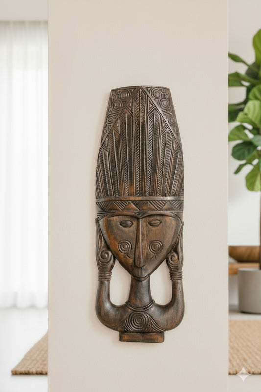 Balinese High Priestess Handcarved Mask