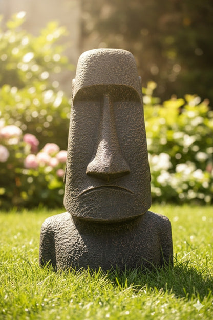 Moai Easter Island Head Extra Small – Style 21 - Antique Bronze