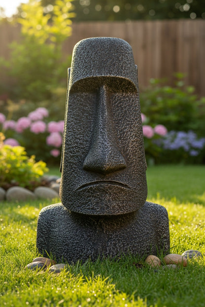 Moai Easter Island Head Extra Small – Style 20 - Antique Silver
