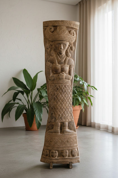 Tribal Madurese Carved Panel – Style 04