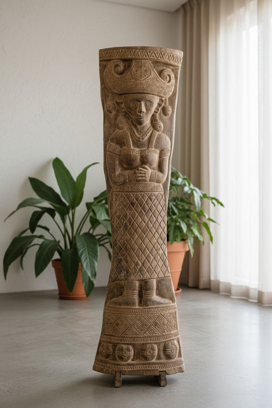 Tribal Madurese Carved Panel – Style 04