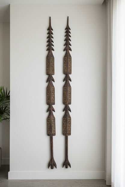 Toraja King’s Antique Wooden Spear - Single Piece
