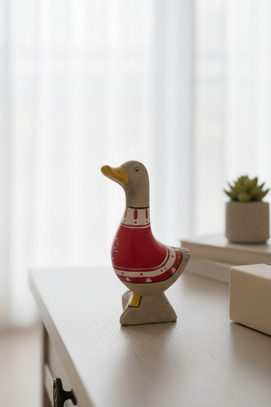 Whimsy Ducky - Red/White