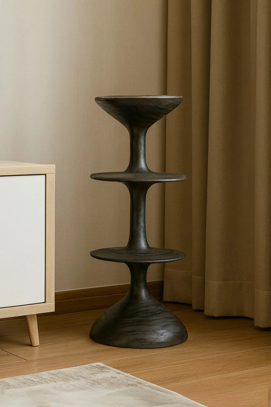 Wooden Hand Carved Tea Table – Style 03