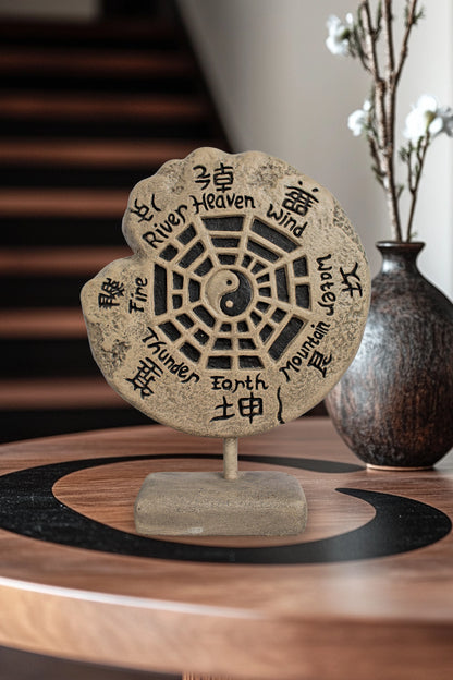Yin Yang Symbol With 5 Natural Elements
